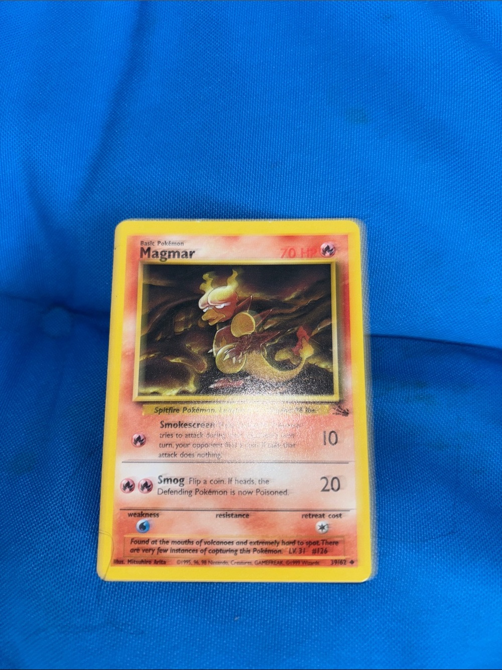 Pokémon Cards Magmar HP 70 1995,1996,1998 Fire Type Pokemon NWOTS
